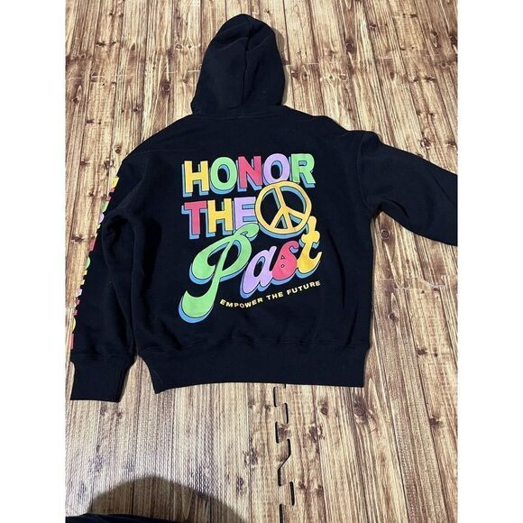 Hollister x Academy Group Honor The Past Empower The Future Black Hoodie - Picture 7 of 10